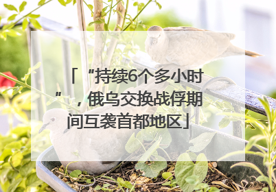 “持续6个多小时”，俄乌交换战俘期间互袭首都地区