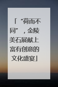 “荷而不同”，金陵美石展献上富有创意的文化盛宴