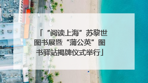 “阅读上海”苏黎世图书展暨“蒲公英”图书驿站揭牌仪式举行