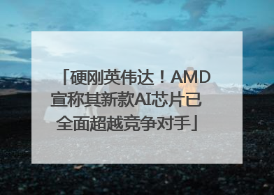 硬刚英伟达！AMD宣称其新款AI芯片已全面超越竞争对手