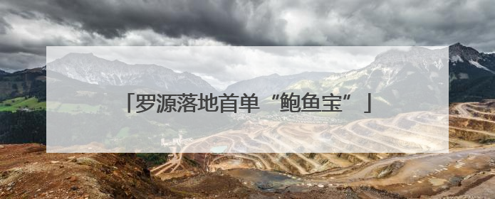 罗源落地首单“鲍鱼宝”