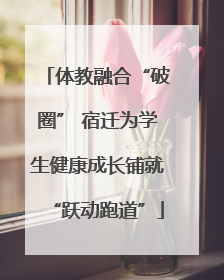 体教融合“破圈” 宿迁为学生健康成长铺就“跃动跑道”