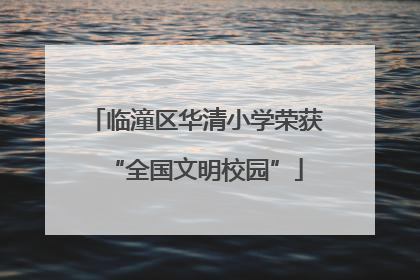 临潼区华清小学荣获“全国文明校园”
