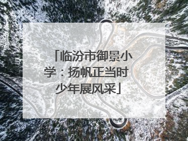 临汾市御景小学：扬帆正当时 少年展风采