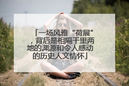 一场风雅“荷展”，背后是相隔千里两地的渊源和令人感动的历史人文情怀