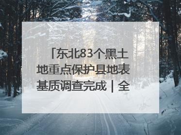 东北83个黑土地重点保护县地表基质调查完成｜全国“土地日”