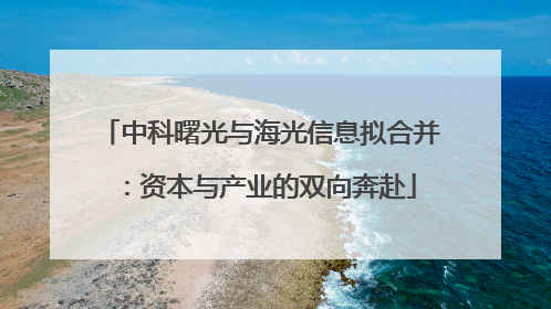 中科曙光与海光信息拟合并：资本与产业的双向奔赴