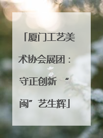 厦门工艺美术协会展团：守正创新 “闽”艺生辉