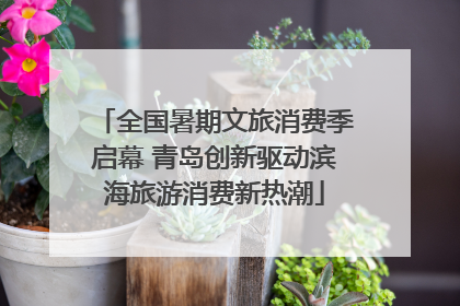 全国暑期文旅消费季启幕 青岛创新驱动滨海旅游消费新热潮