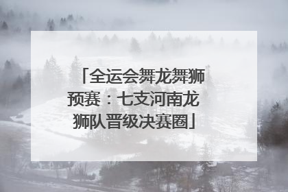 全运会舞龙舞狮预赛：七支河南龙狮队晋级决赛圈