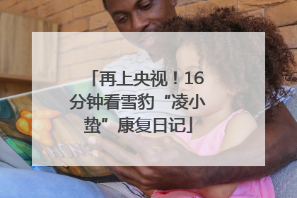 再上央视！16分钟看雪豹“凌小蛰”康复日记