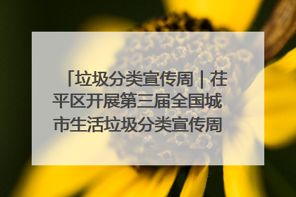 垃圾分类宣传周｜茌平区开展第三届全国城市生活垃圾分类宣传周系列活动之垃圾分类基层专题培训活动