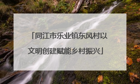 同江市乐业镇东风村以文明创建赋能乡村振兴
