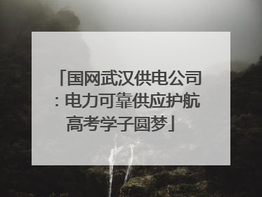 国网武汉供电公司：电力可靠供应护航高考学子圆梦