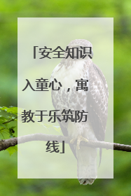 安全知识入童心，寓教于乐筑防线