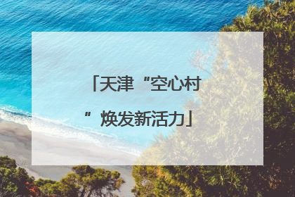 天津“空心村”焕发新活力