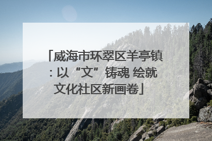 威海市环翠区羊亭镇：以“文”铸魂 绘就文化社区新画卷