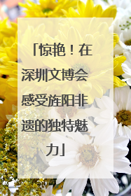 惊艳！在深圳文博会感受旌阳非遗的独特魅力