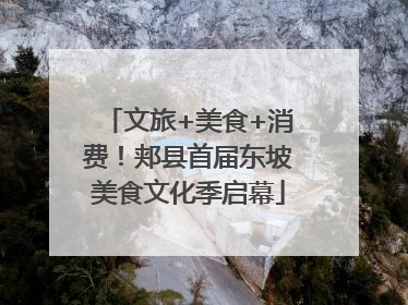 文旅+美食+消费！郏县首届东坡美食文化季启幕