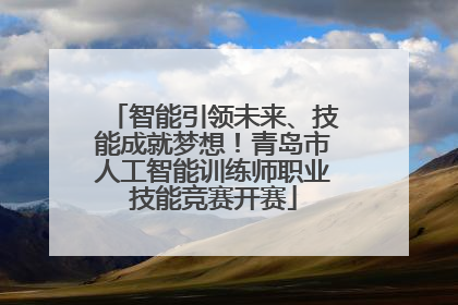 智能引领未来、技能成就梦想！青岛市人工智能训练师职业技能竞赛开赛