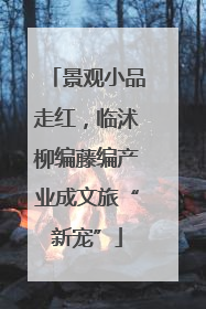 景观小品走红，临沭柳编藤编产业成文旅“新宠”