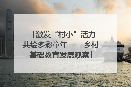 激发“村小”活力 共绘多彩童年——乡村基础教育发展观察