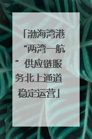渤海湾港“两湾一航”供应链服务北上通道稳定运营