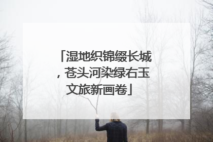 湿地织锦缀长城，苍头河染绿右玉文旅新画卷