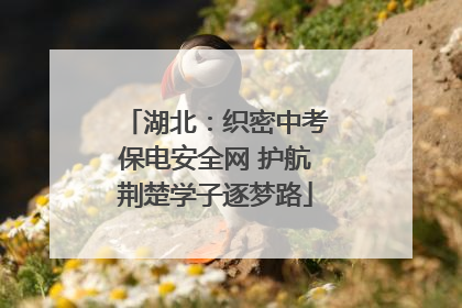 湖北：织密中考保电安全网 护航荆楚学子逐梦路