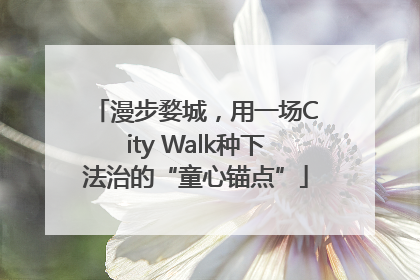 漫步婺城，用一场City Walk种下法治的“童心锚点”