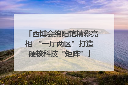 西博会绵阳馆精彩亮相 “一厅两区”打造硬核科技“矩阵”