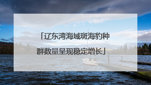 辽东湾海域斑海豹种群数量呈现稳定增长