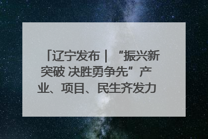 辽宁发布｜“振兴新突破 决胜勇争先”产业、项目、民生齐发力 葫芦岛按下决胜之年“加速键”