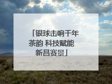 银球击响千年茶韵 科技赋能新昌赛景