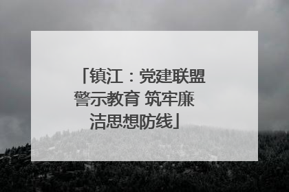 镇江：党建联盟警示教育 筑牢廉洁思想防线