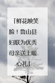 鲜花映笑脸！鲁山县妇联为优秀母亲送上暖心礼
