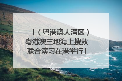 （粤港澳大湾区）粤港澳三地海上搜救联合演习在港举行