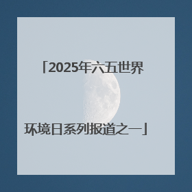 2025年六五世界环境日系列报道之一