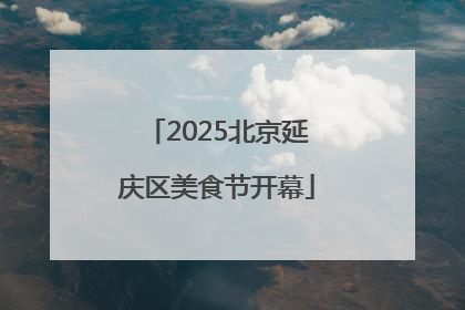 2025北京延庆区美食节开幕