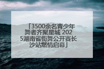 3500余名青少年舞者齐聚星城 2025湖南省街舞公开赛长沙站燃情启幕