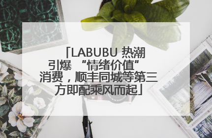 LABUBU 热潮引爆 “情绪价值” 消费，顺丰同城等第三方即配乘风而起
